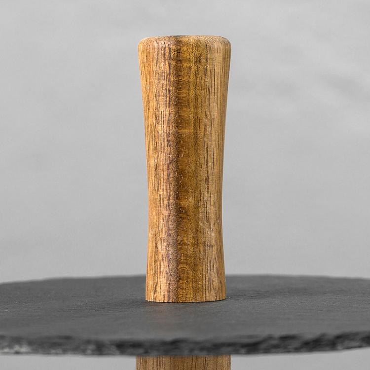 Двухуровневая сланцевая сервировочная подставка Slate 2 Levels Stand