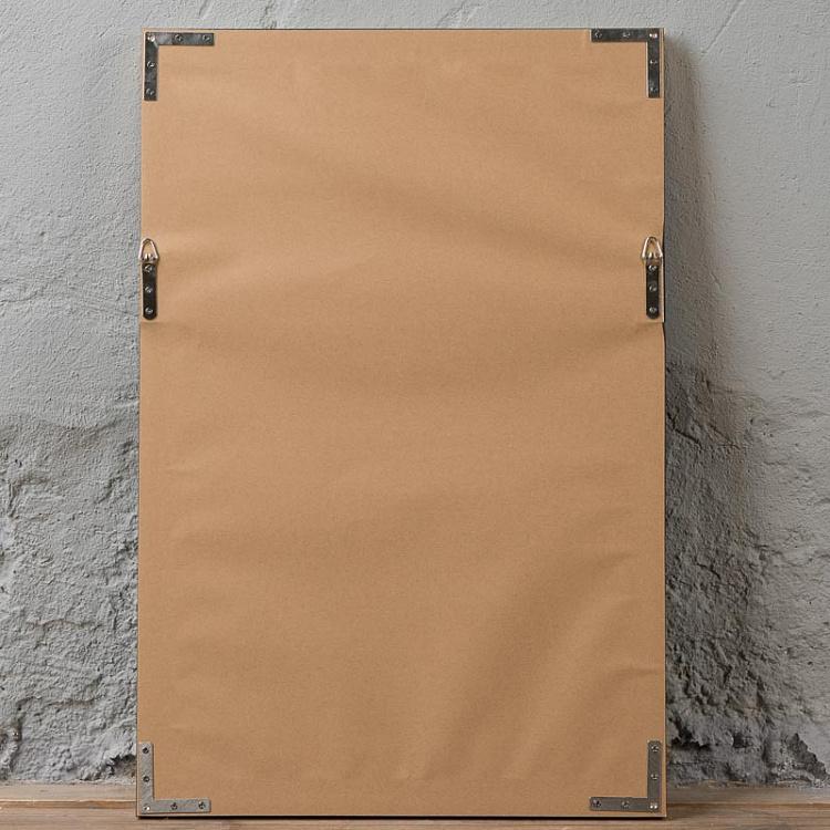 Фото-принт в золотой раме Фламинго Picture With Golden Frame Flamingo