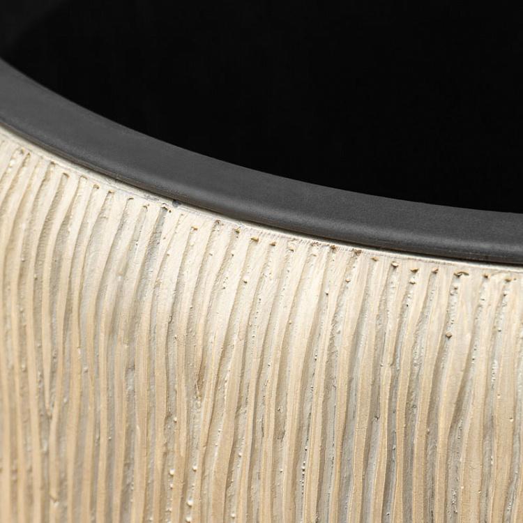 Кашпо-чаша Эффектори Вау капучино, L Effectory Wow Bowl Pot Cappuccino Large