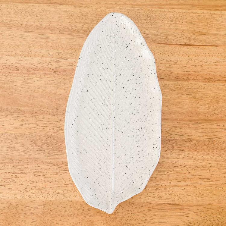 Длинное сервировочное блюдо-лист Зельда, L Zelda Plate Leaf Elongated Large