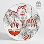 Тарелка New Year Balls Dessert Plate