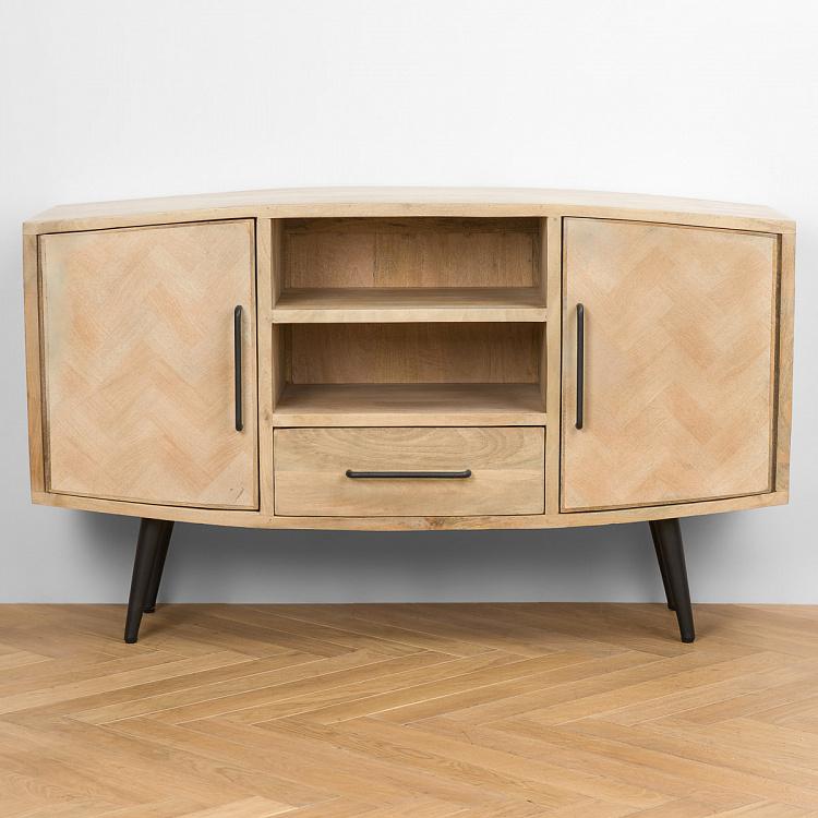 Комод из паркетной доски Гив Give Sideboard Parquetry Style