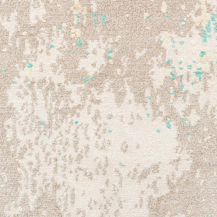 Прикроватный ковёр с коротким ворсом Стратосфера зелёного цвета Stratosphere Green