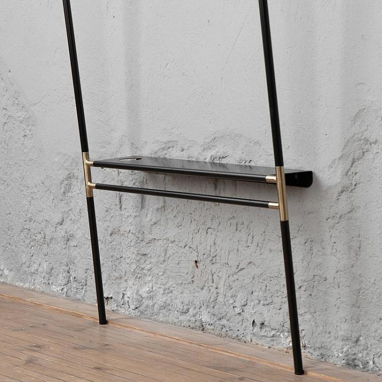 Чёрная напольная вешалка для одежды Лин Он Ми Lean On Me Clothes Rack Black