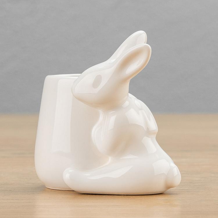 Стакан для ватных палочек с кроликом Rabbit Earstick Glass