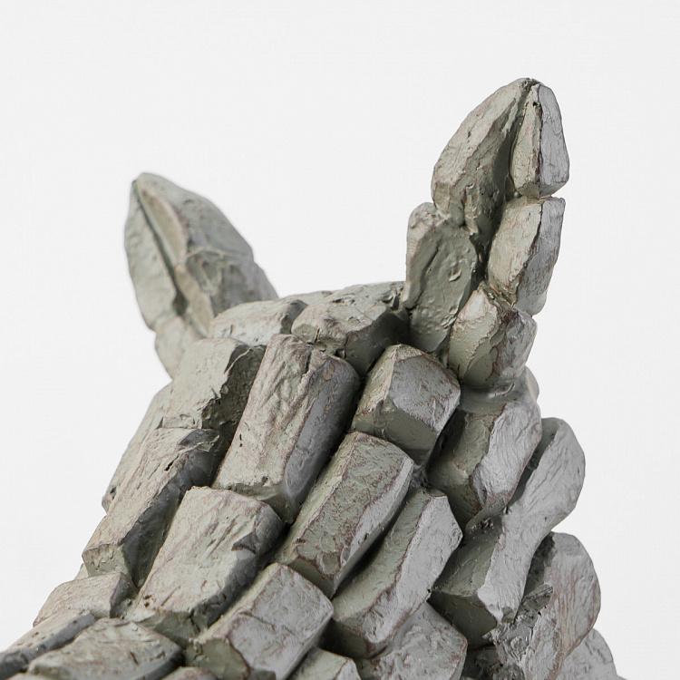 Статуэтка Бюст носорога с эффектом треснувшей земли Rhinoceros Cracked Earth Effect Bust