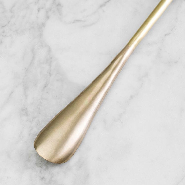 Ложка для обуви с деревянной ручкой Shoe Horn With Leather Handle