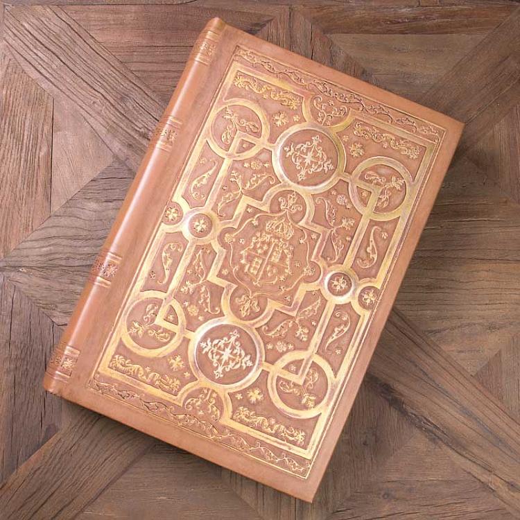 Гостевая записная книга Бленхейм в коже Винтаж Тэн Blenheim Book, Vintage Tan