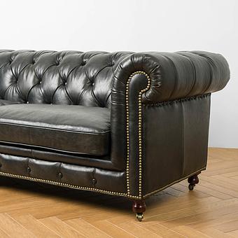 Трёхместный диван Regent 3 Seater RM натуральная кожа Old Kaprys