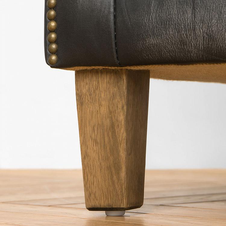 Двухместный диван Парламент, светлые ножки Parlament 2 Seater, Light Brown Wood D