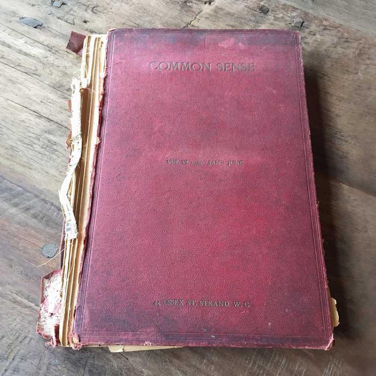 Винтажная подшивка газеты Common Sense Vintage Common Sense Newspaper File