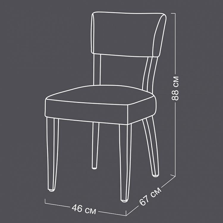 Стул Мами, чёрные ножки Mami Dining Chair, Oak Black