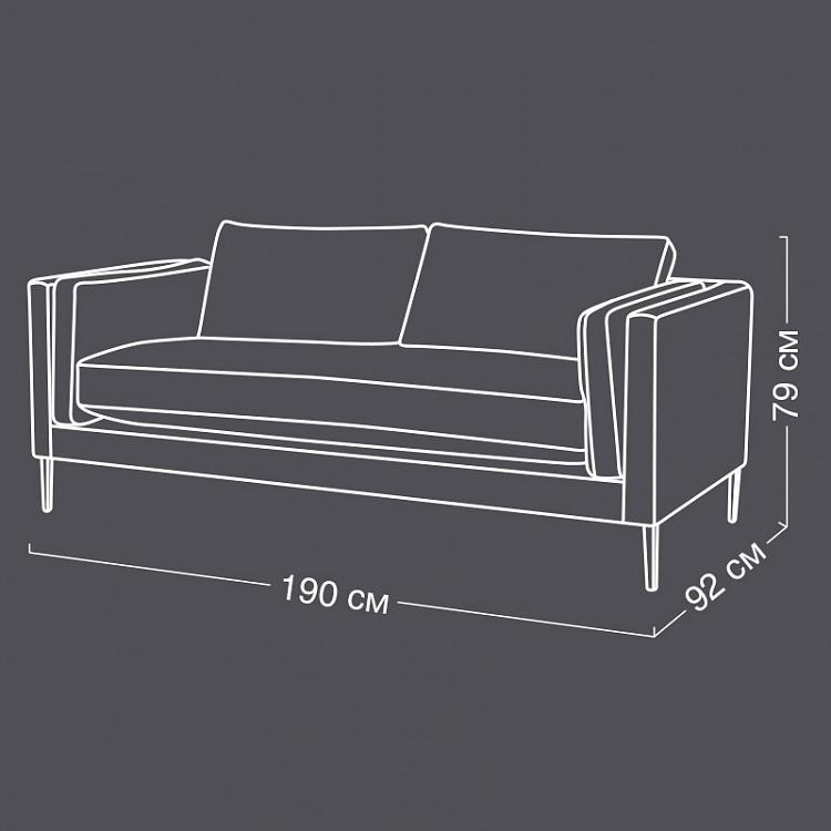 Трёхместный диван Римини Rimini 3 Seater