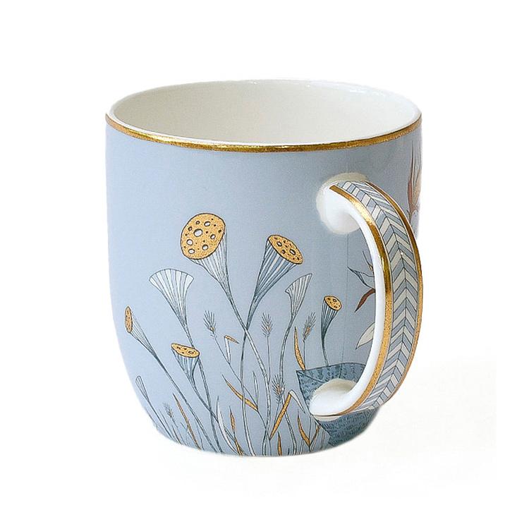 Голубая кружка с леопардом Африка Africa Cup Leopard Blue