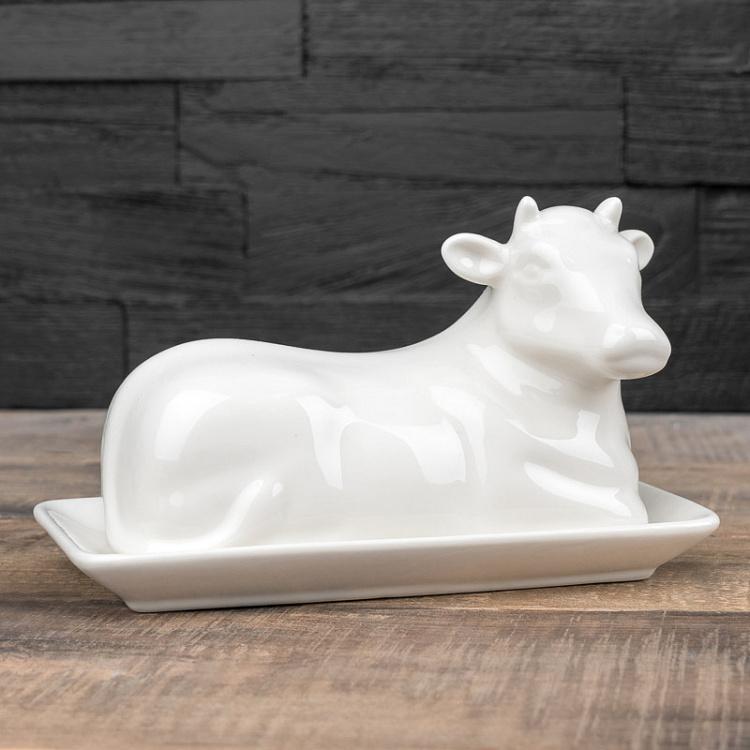 Маслёнка Корова Cow Butter Dish