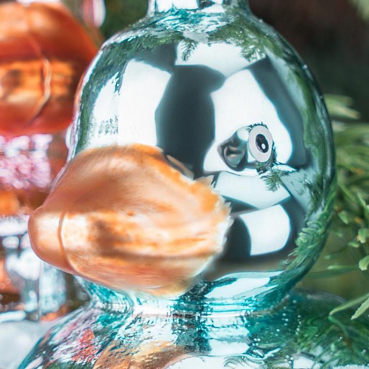 Набор из двух ёлочных игрушек Уточки розовая и голубая Set Of 2 Ducks Pink And Blue 11 cm