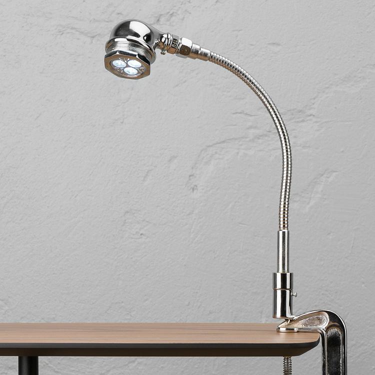 Настольная лампа на струбцине Шарнир Knuckle Joint Clip Lamp