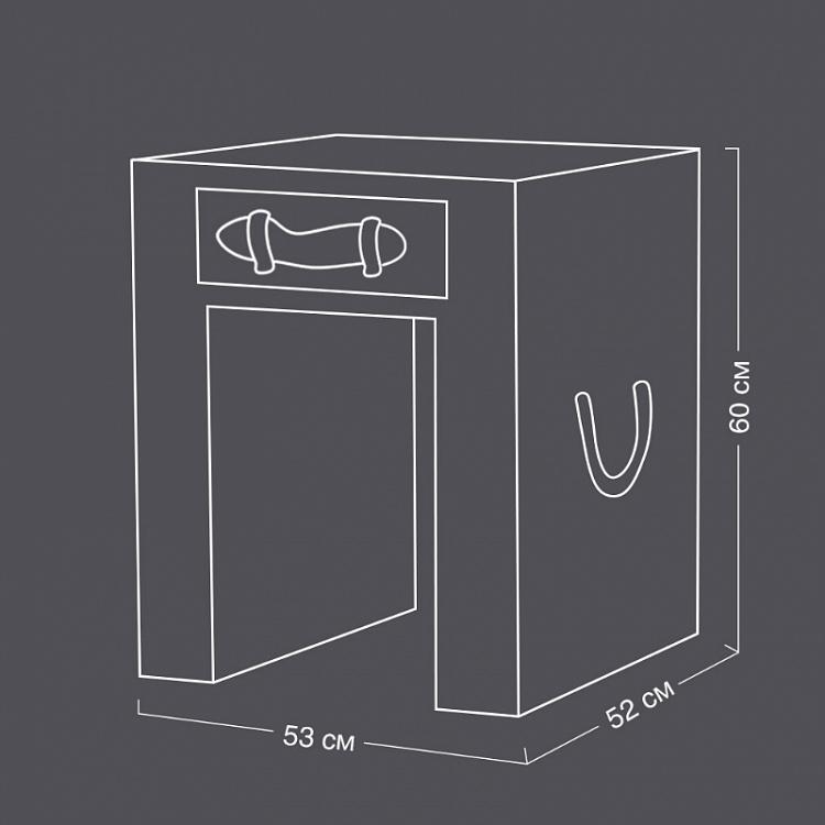 Прикроватный столик Слэб Slab Lamp Table