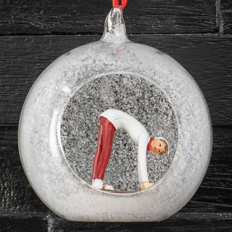 Набор из трёх ёлочных шаров Рождественские фигурки Set Of 3 Xmas Figurines 10 cm