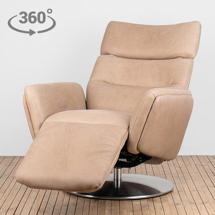 Вращающееся кресло электро-реклайнер Ли Lee Swivel Recliner Chair