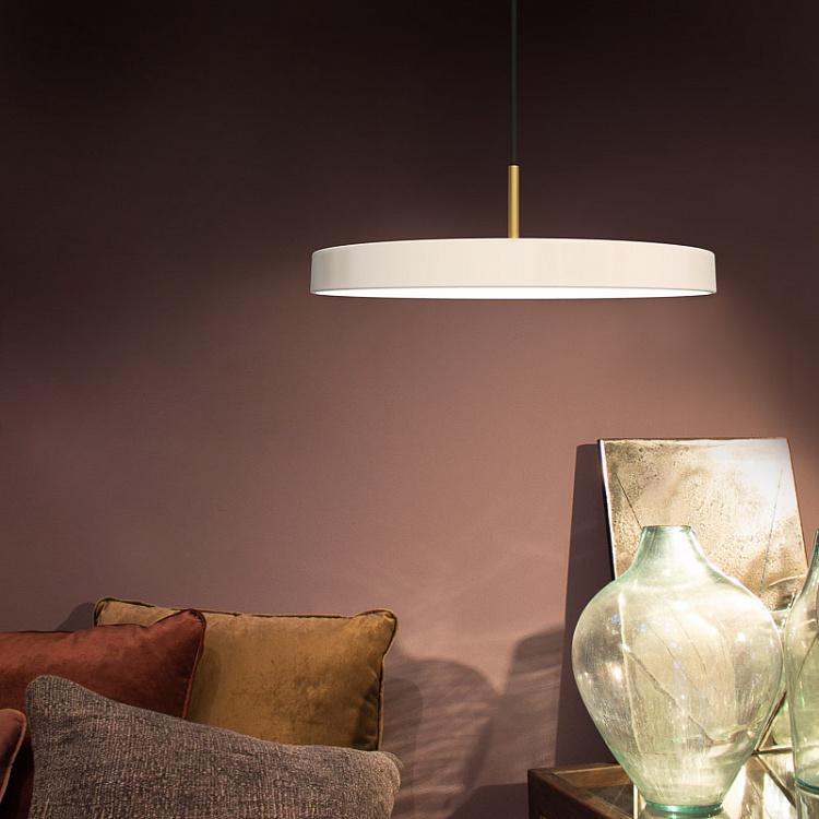 Жемчужный светодиодный подвесной светильник Астерия с укороченным проводом Asteria Hanging Lamp Pearl White Short Cord