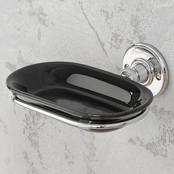Soap Dish Chrome And Black