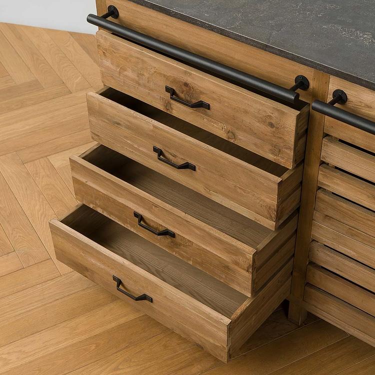 Кухонный гарнитур с 2 раковинами Карелия Karelia Kitchen Unit DB