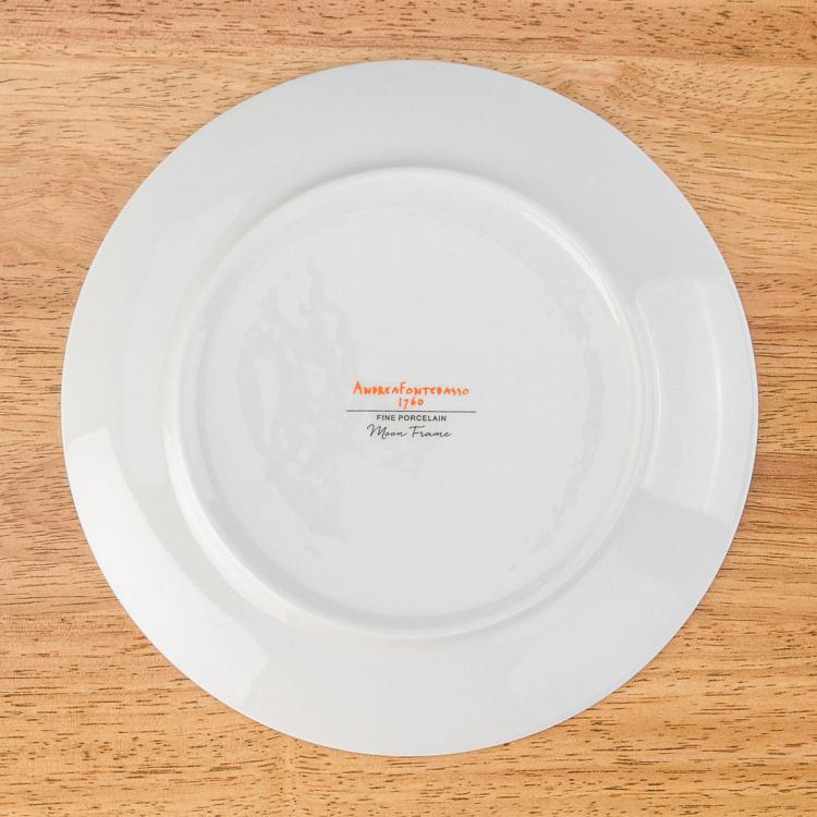 Набор из трёх тарелок Коричневая луна Set Of 3 Plates Moon Brown