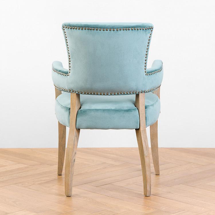 Стул Ньюпорт с подлокотниками, светлые ножки Newport Dining Chair, Oak Brown