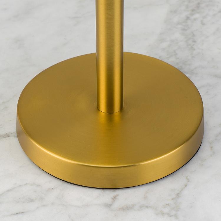 Настольная лампа с двумя плафонами Круазет Croisette Double Table Lamp Brass Finish