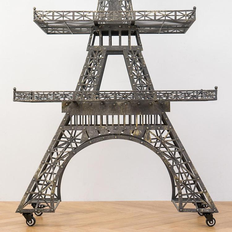 Металлический стеллаж Эйфелева башня с 4-мя полками Metal Shelf Eiffel 4 Levels