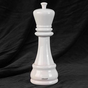 Chess King Spice Mill White