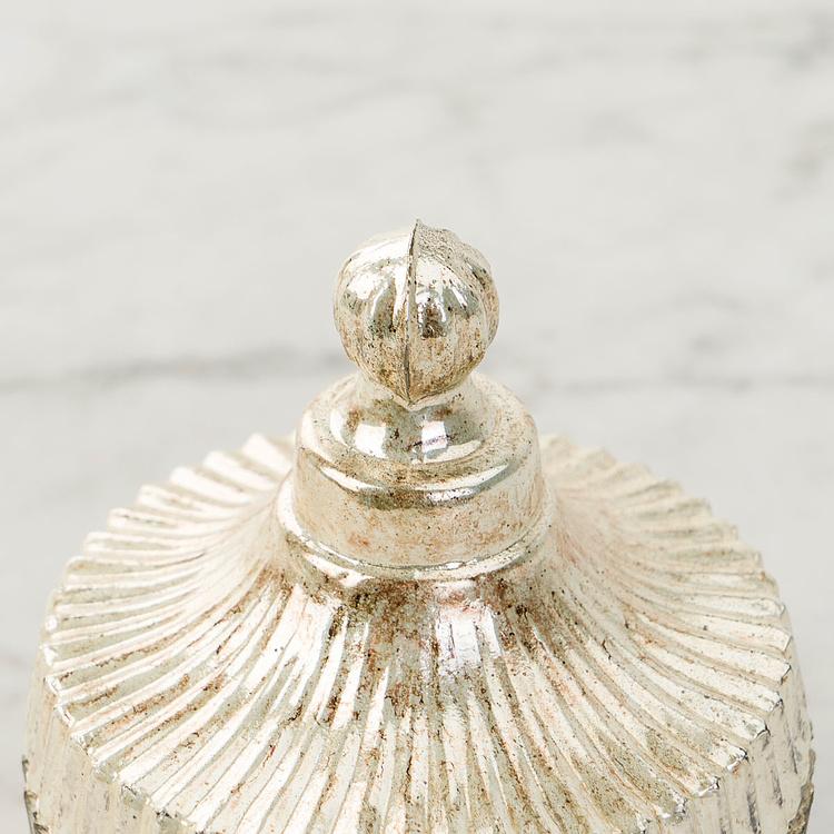 Соевая аромасвеча в стакане из ртутного стекла Эрл Грей Mercury Finish Soy Wax Candle Earl Grey