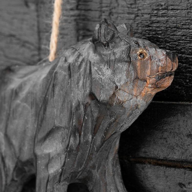 Подвесное украшение Медведь Hanging Wooden Bear 11,5 cm