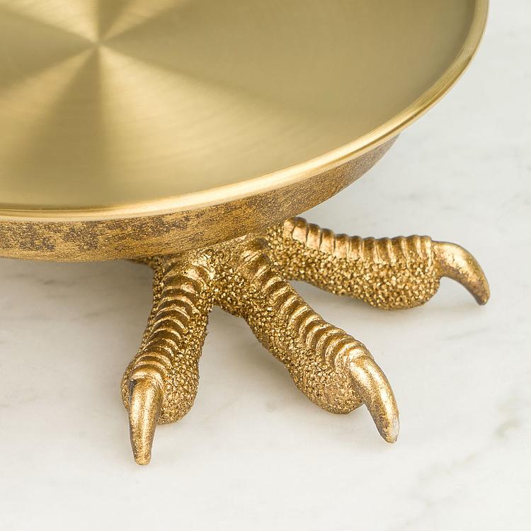 Круглый поднос-тортовница на птичьих лапах Bird Feet Tray