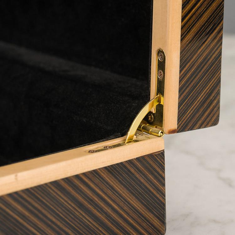 Подарочная коробка из дерева дисконт2 Giftbox Herringbone discount2