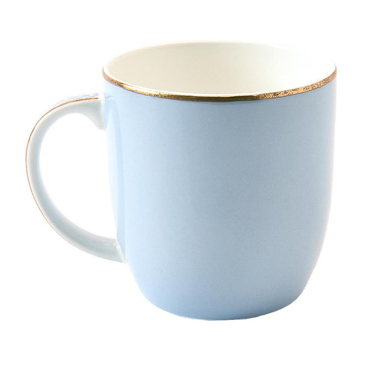 Голубая кружка с цветами Африка Africa Cup Flowers Blue