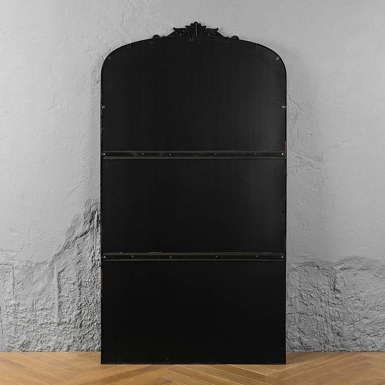Зеркало арочное Диа в чёрной раме, L Dia Arched Mirror Black Large