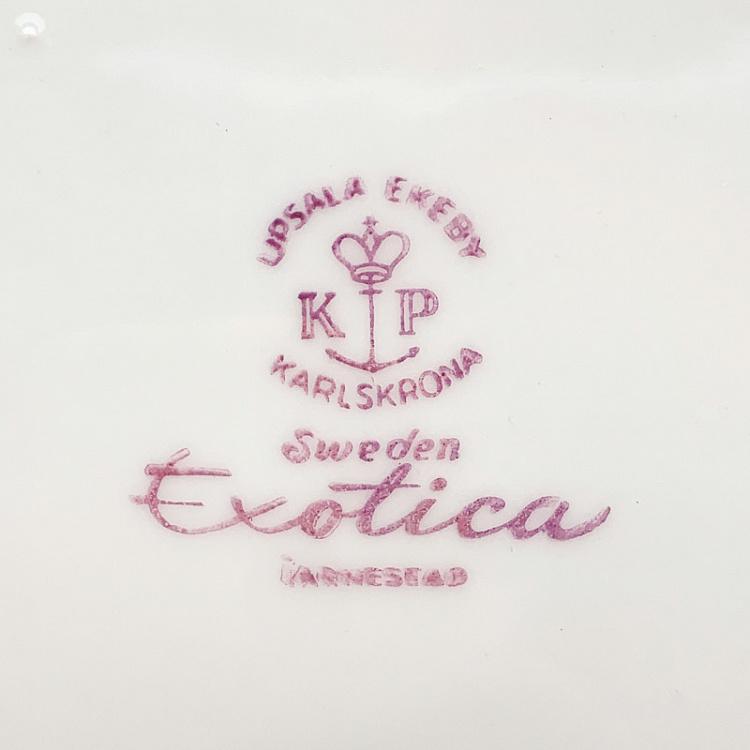 Винтажная тарелка Виноград, M Vintage Plate Grapes Medium