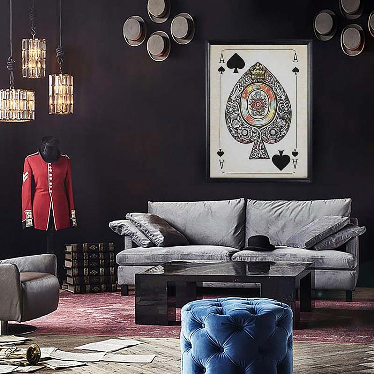 Картина-принт Пиковый Туз Cards Aces Spades