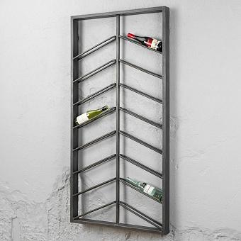 Wall Iron Bottles Holder