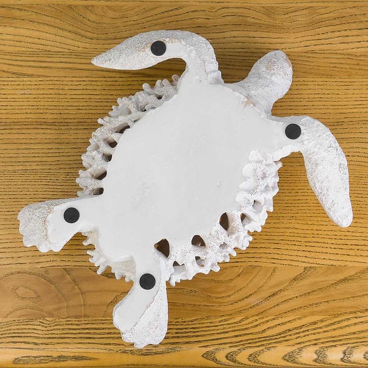 Статуэтка коралловая Черепаха Coral Look Sea Turtle White