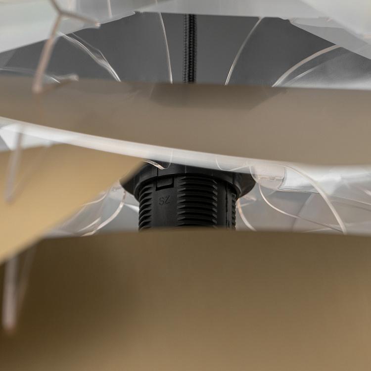 Подвесной светильник Алювия на чёрном проводе, M Aluvia Hanging Lamp With Black Cord Medium