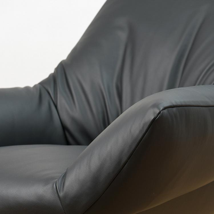 Кресло Бельфьоре с высокой спинкой, бронзовые ножки Belfiore High Back Armchair, Bronze