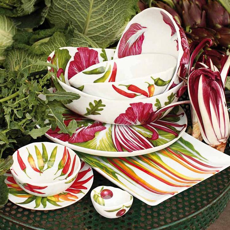 Салатница Средиземноморская диета Радиккио Dieta Mediterranea Radicchio Bowl
