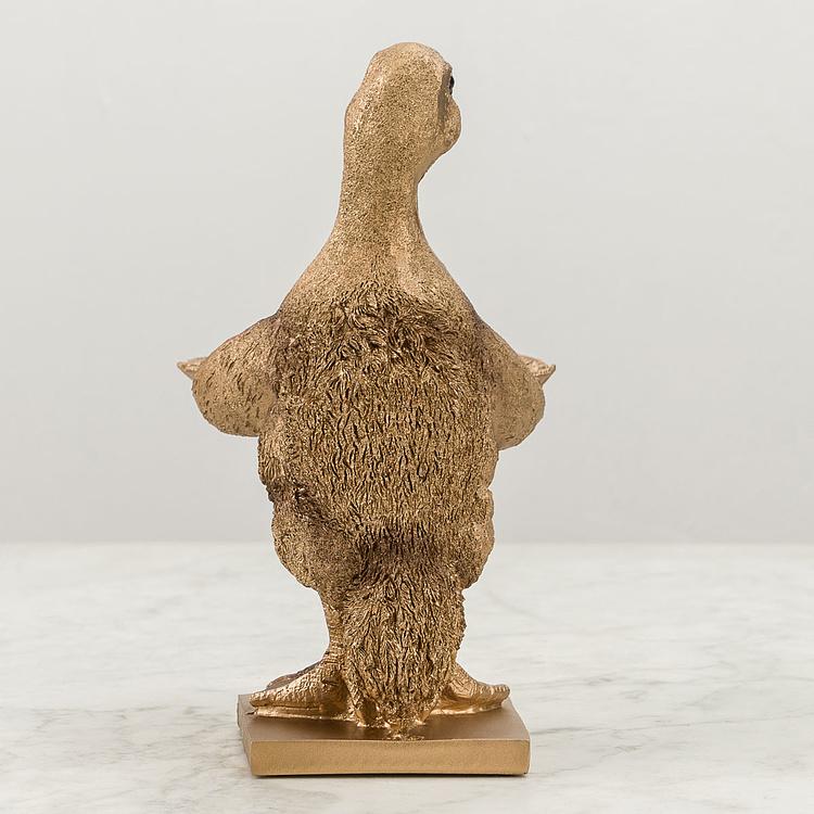 Подставка для мелочей и украшений Золотая утка Card Holder Duck Gold