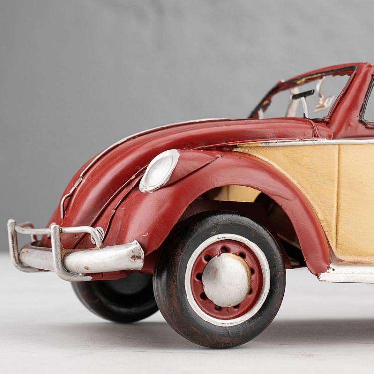 Фигурка Красный кабриолет Volkswagen Red Cabriolet