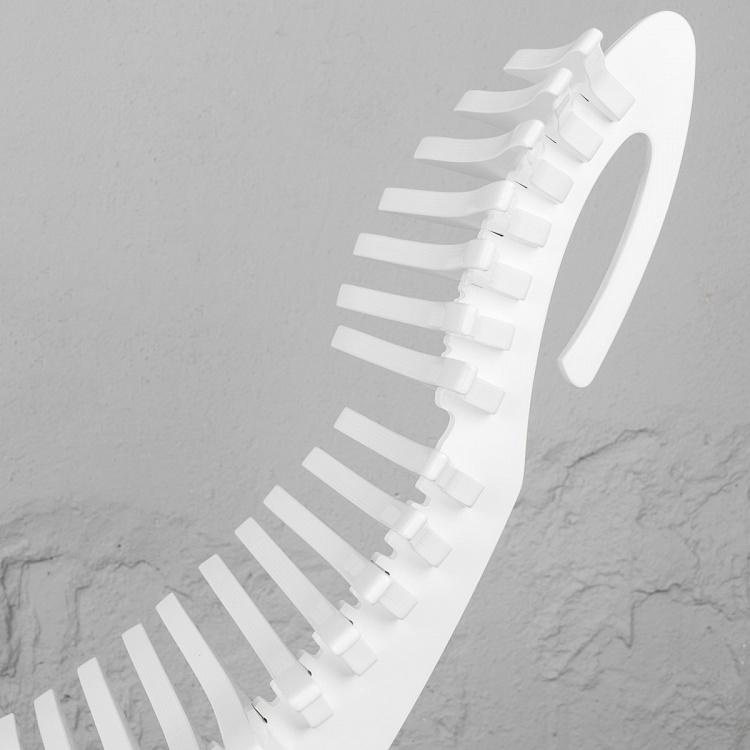 Белое кресло-шезлонг Кит Whale Lounge White