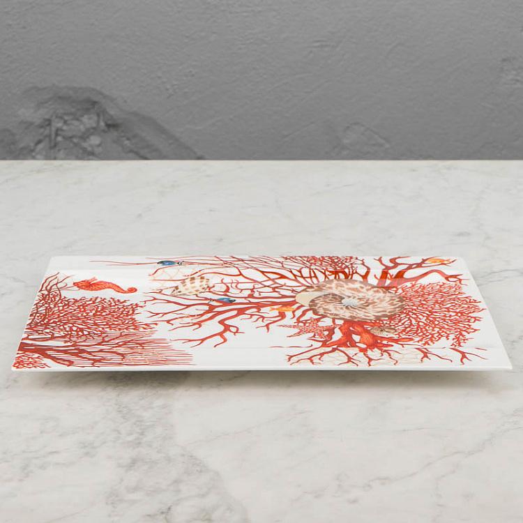 Прямоугольная сервировочная тарелка Море Mare Rectangle Serving Plate