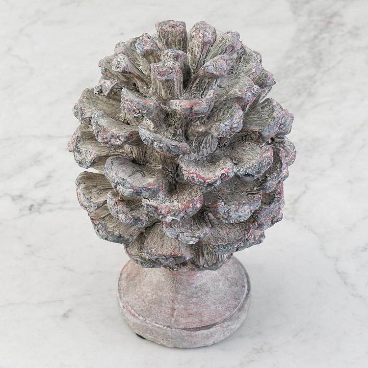Статуэтка Сосновая шишка на подставке Decorative Pine Cone